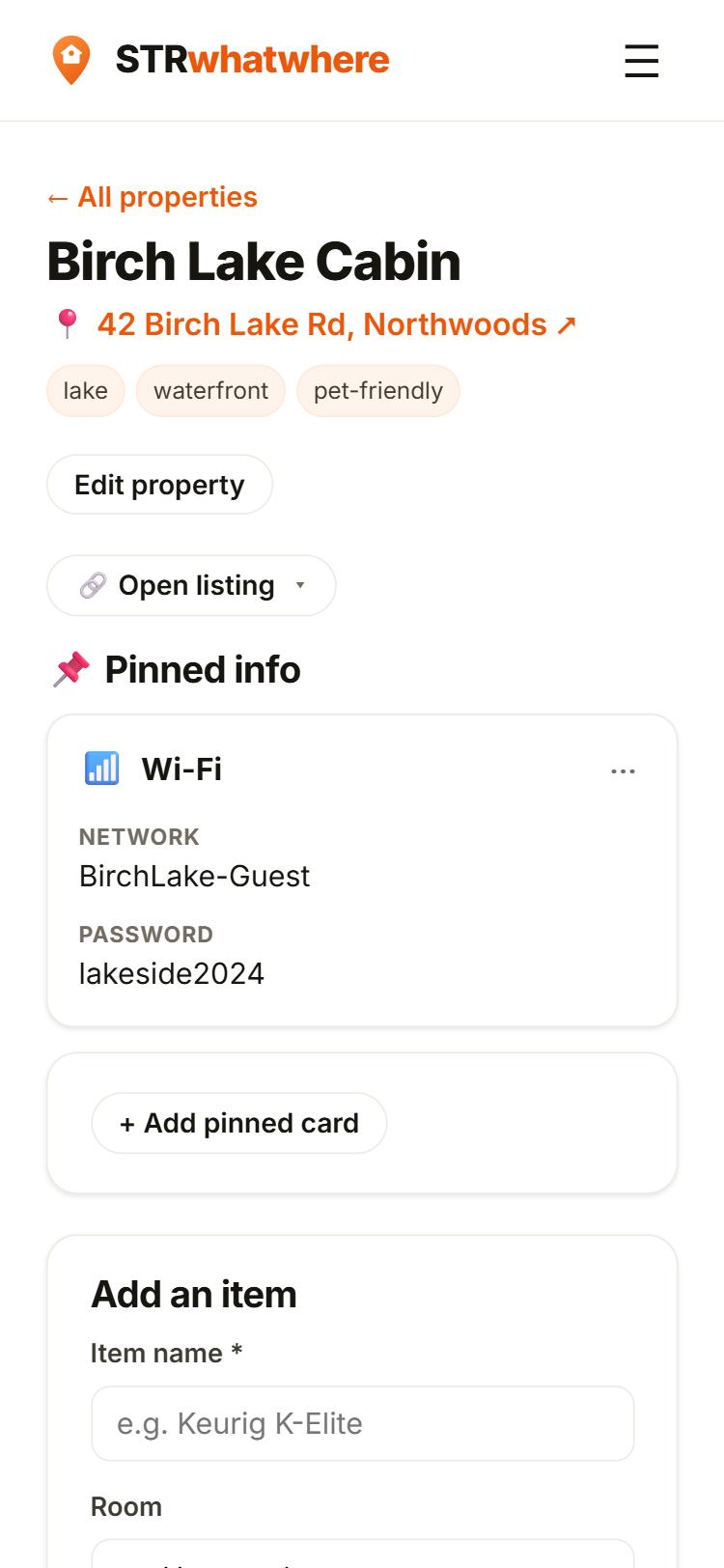 STRwhatwhere on a phone